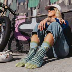 Women's Animal Haus Crew Lightweight Lifestyle Socks