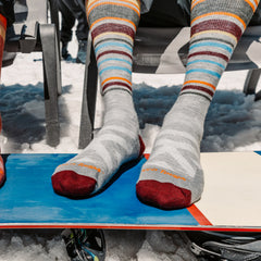 Men's Snowpack Over-the-Calf Midweight Ski & Snowboard Socks
