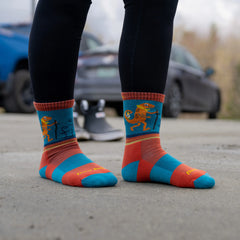 Kids Sal Micro Crew Lightweight Hiking Socks