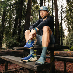 Men's Light Hiker Micro Crew Lightweight Hiking Socks