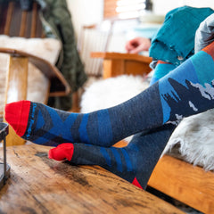 Men's Solstice Over-the-Calf Lightweight Ski & Snowboard Socks