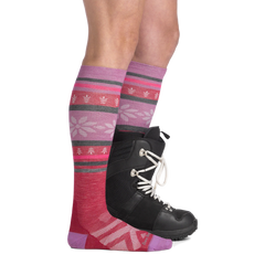 Women's Alpine Over-the-Calf Lightweight Ski & Snowboard Socks